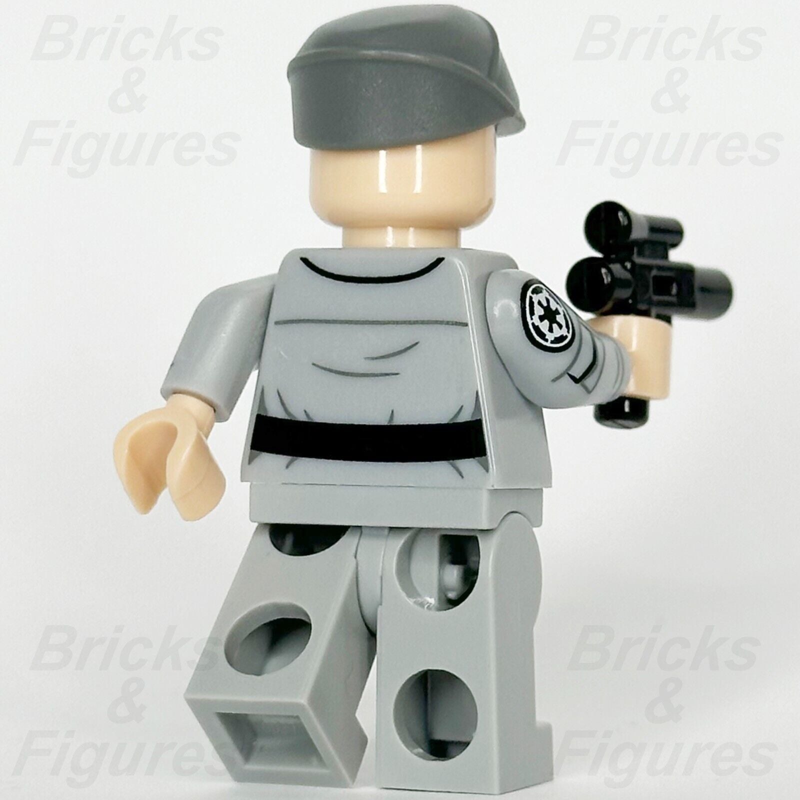 LEGO Star Wars Imperial Crew Minifigure Printed Arms Dark Grey Cap 75252 sw1044 - Bricks & Figures