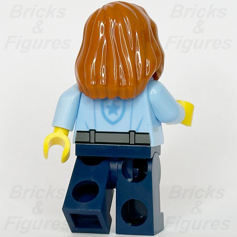 LEGO City Police Officer Minifigure Town Female Light Blue Uniform 60418 cty17522