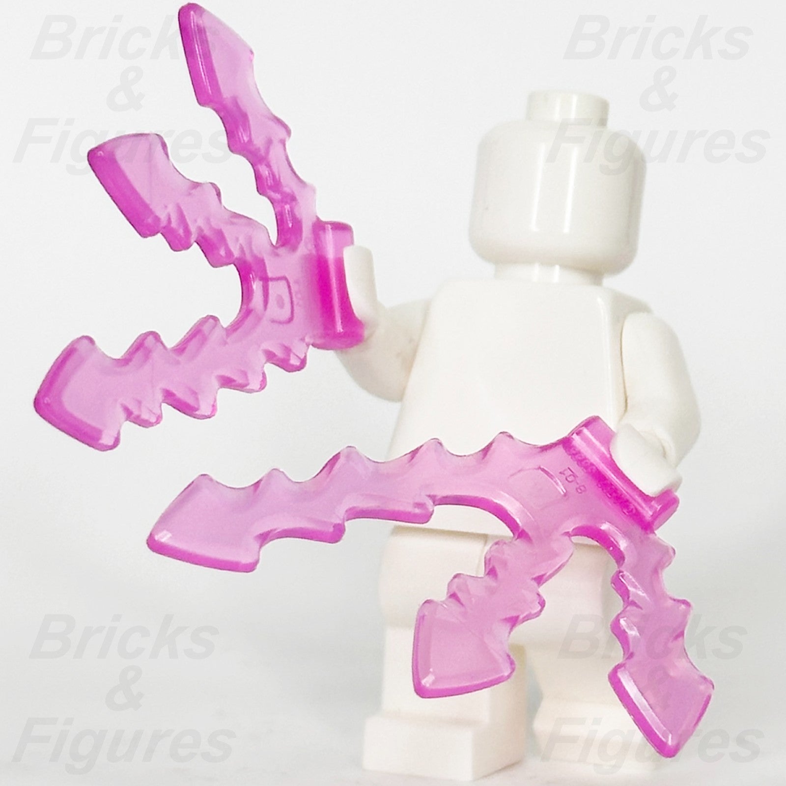 LEGO Lightning Bolt Minifigure Accessory Part Magic Trans Dark Pink 5688 x 21