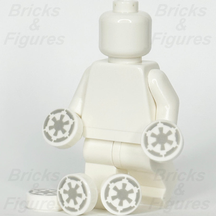 LEGO Star Wars Imperial Cog Part 1 x 1 Round Tile Galactic Empire 98138pb086 x51