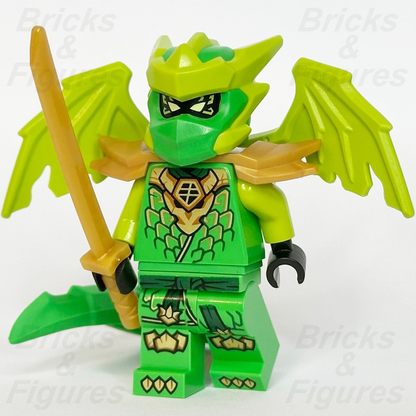 LEGO Ninjago Lloyd Dragon Form Minifigure Dragons Rising Season 4 Green njo10290