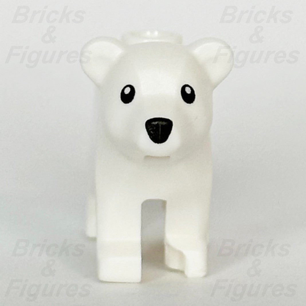 LEGO City Baby Polar Bear Animal Minifigure Part Arctic Cub 60378 3381pb01 White1