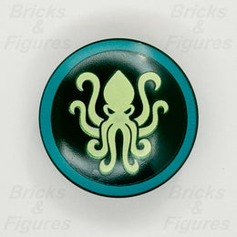 LEGO Castle Kraken Warrior Minifigure Shield Part Round Green 21358 75902pb350