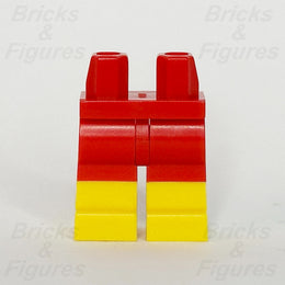 LEGO Red Minifigure Legs Part Moulded Lower Yellow Boots 21019 970c00pb05751