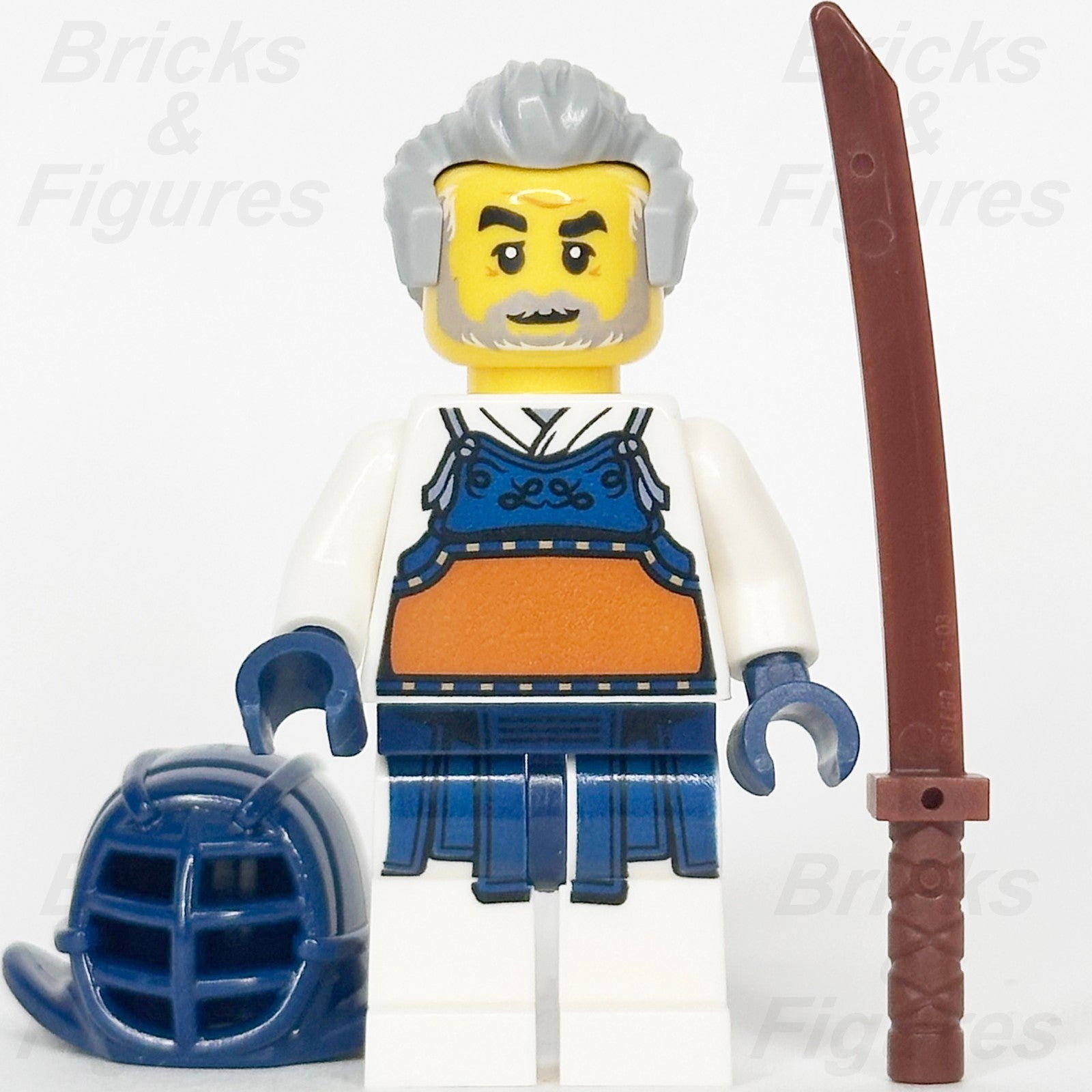 LEGO City Kendo Instructor Minifigure White Robe Bogu Armor Town 60292 cty12411