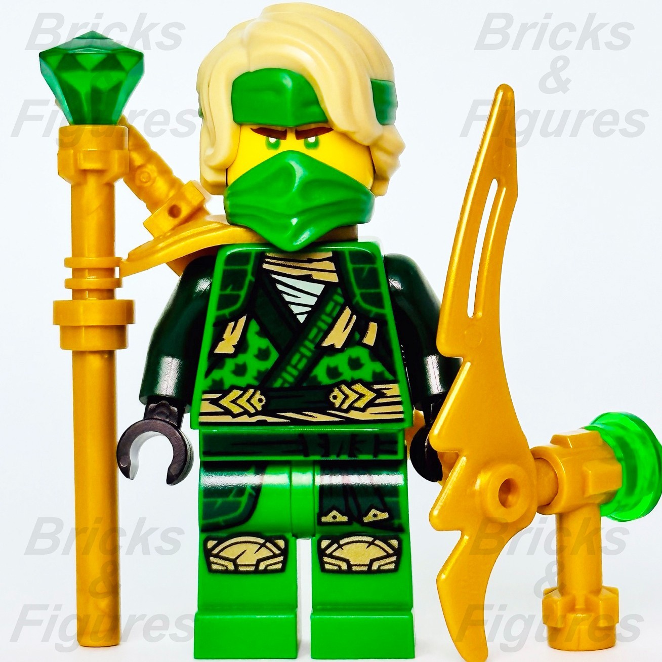 LEGO Ninjago Lloyd Garmadon Minifigure Crystalized Green Ninja 892292 njo07850