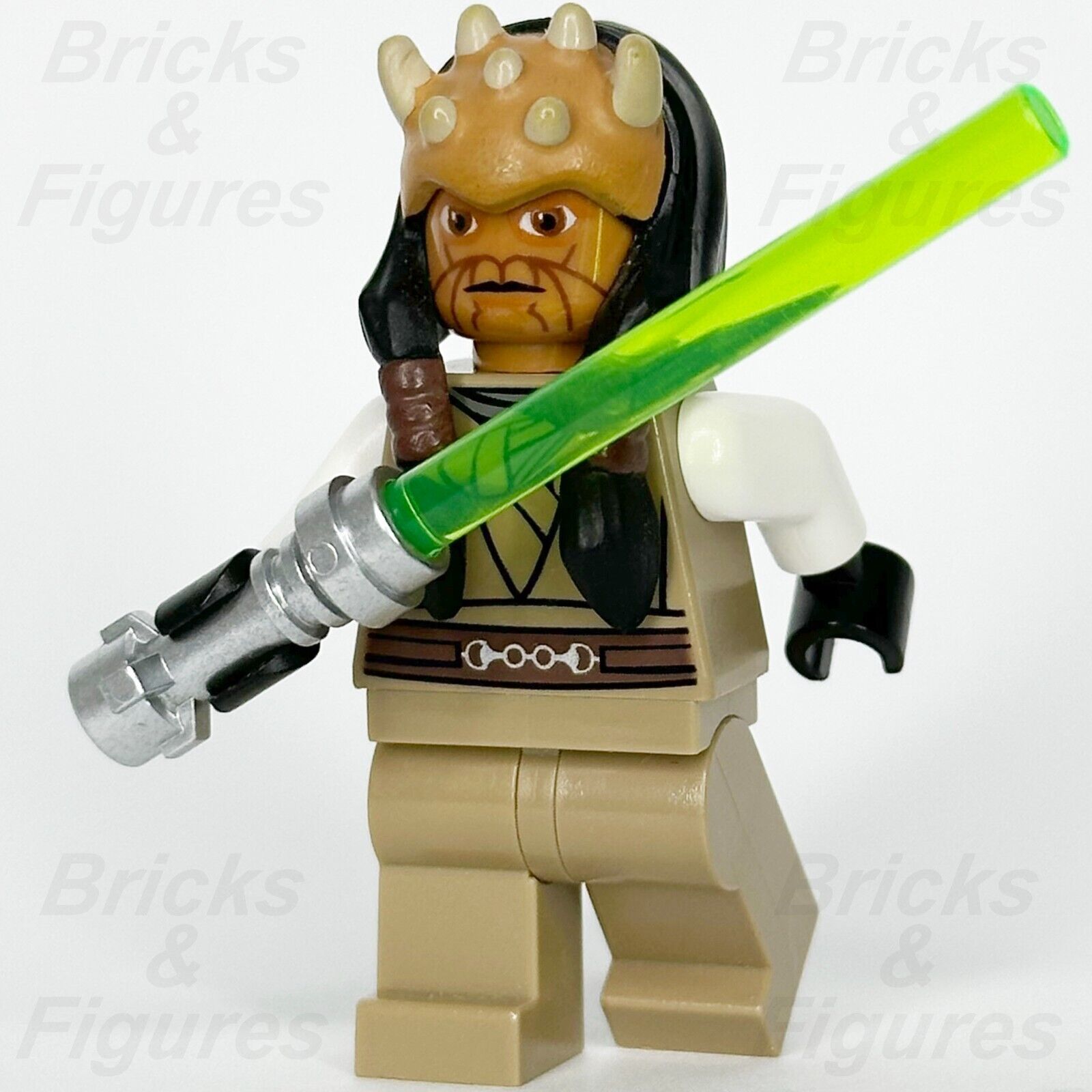 Used LEGO® Star Wars Eeth Koth Minifigure Jedi Knight The Clone Wars 7964 sw0332 - Bricks & Figures