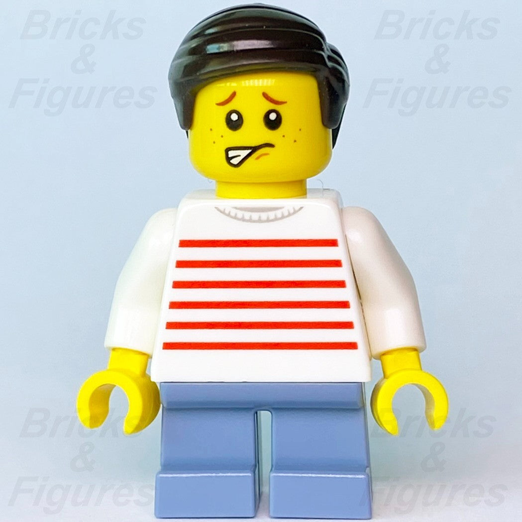 LEGO City Child Minifigure Boy Recreation 31119 twn415 White Sweater Red Stripes1