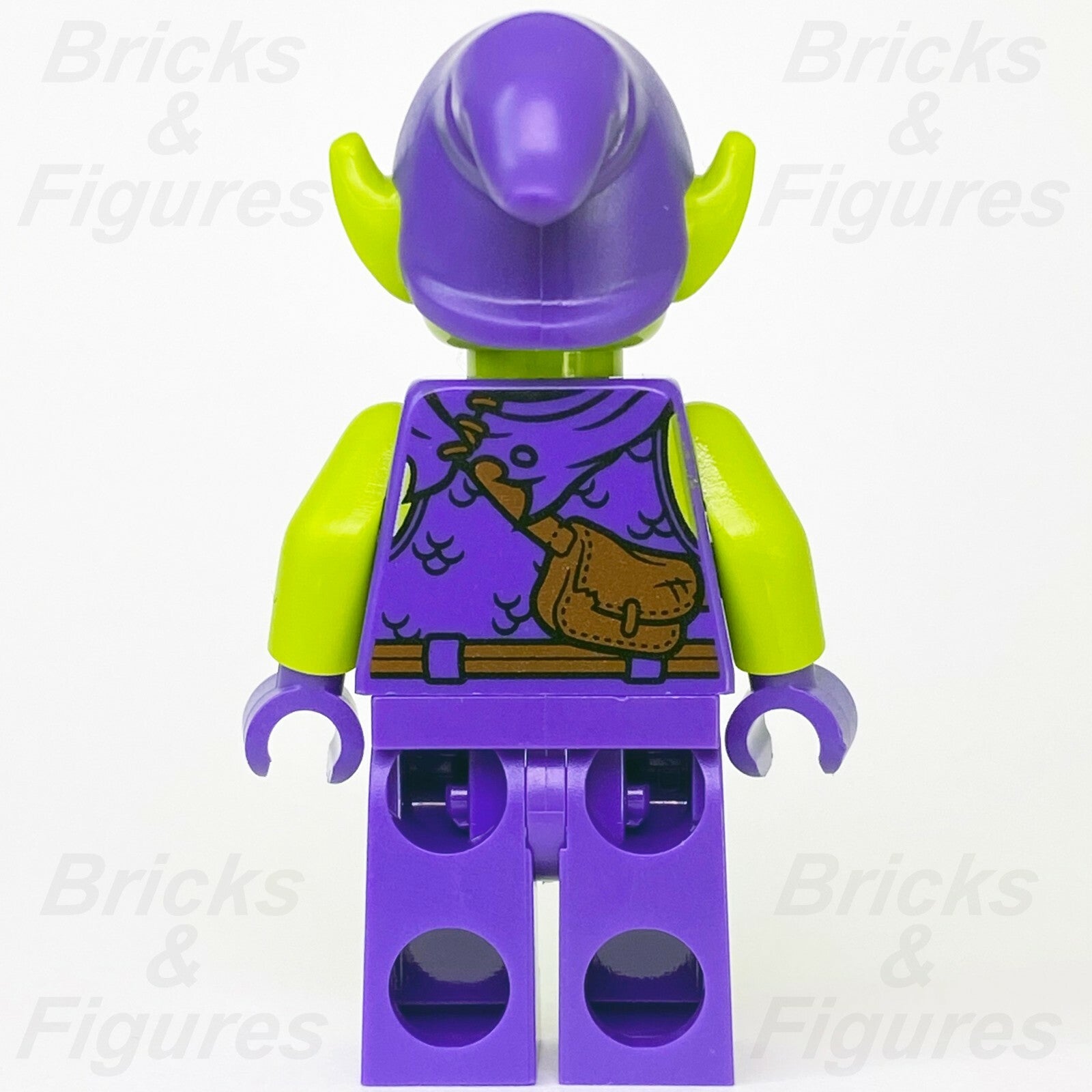 LEGO Super Heroes Green Goblin Minifigure SpiderMan Lime Skin 76133 sh0545 Used3