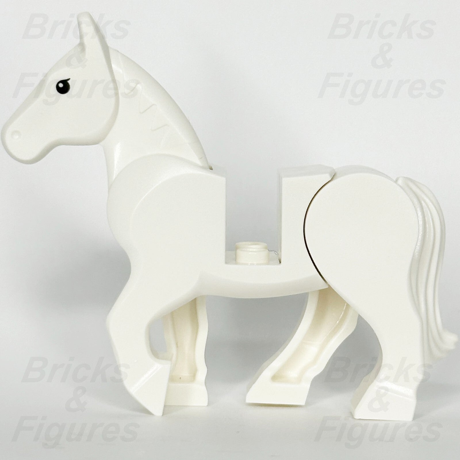 LEGO White Horse Minifigure Animal Part Movable Legs 76266 Minifig 10352c01pb091