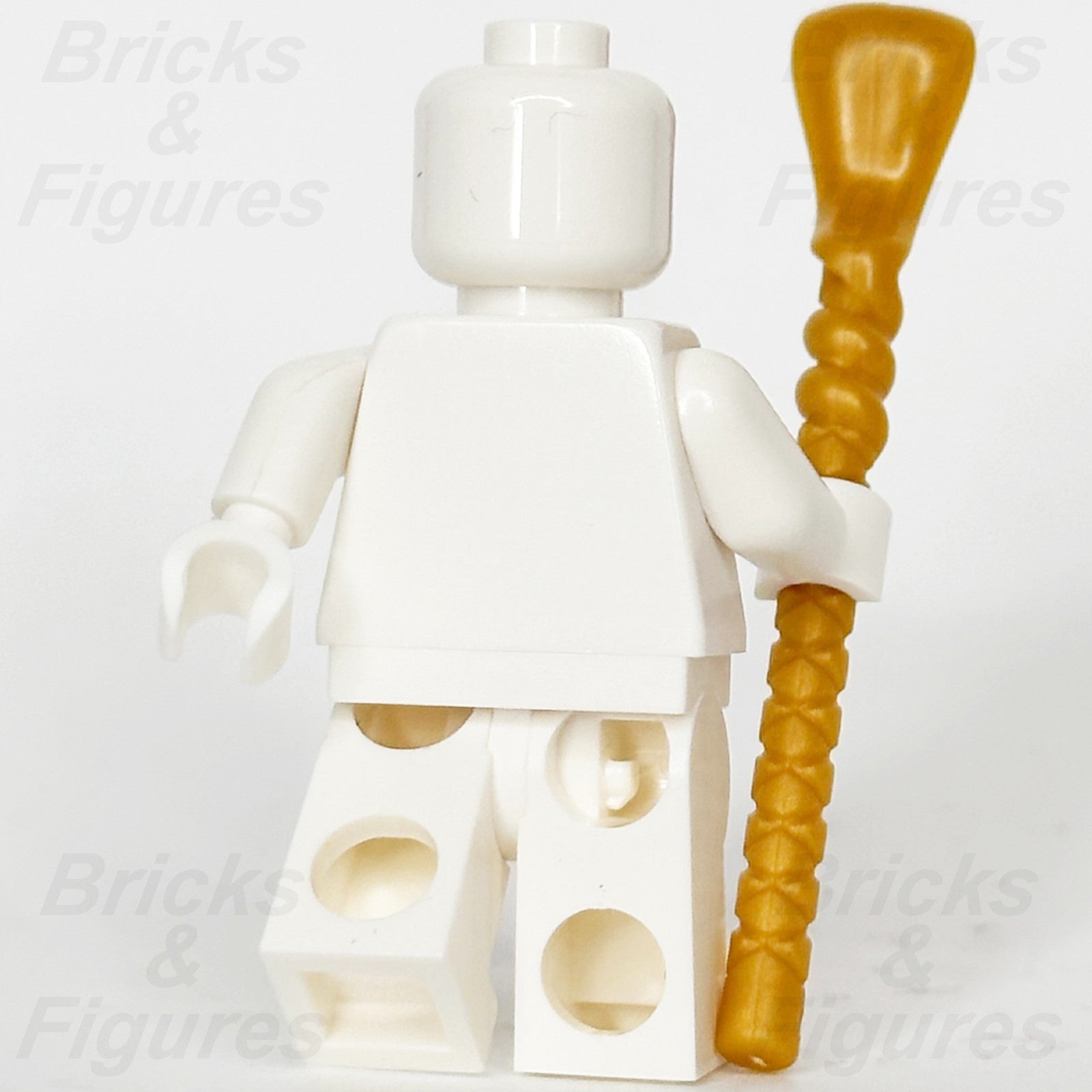 LEGO Pearl Gold Cobra Staff Minifigure Weapon Part 90390 Snake Serpent Head2