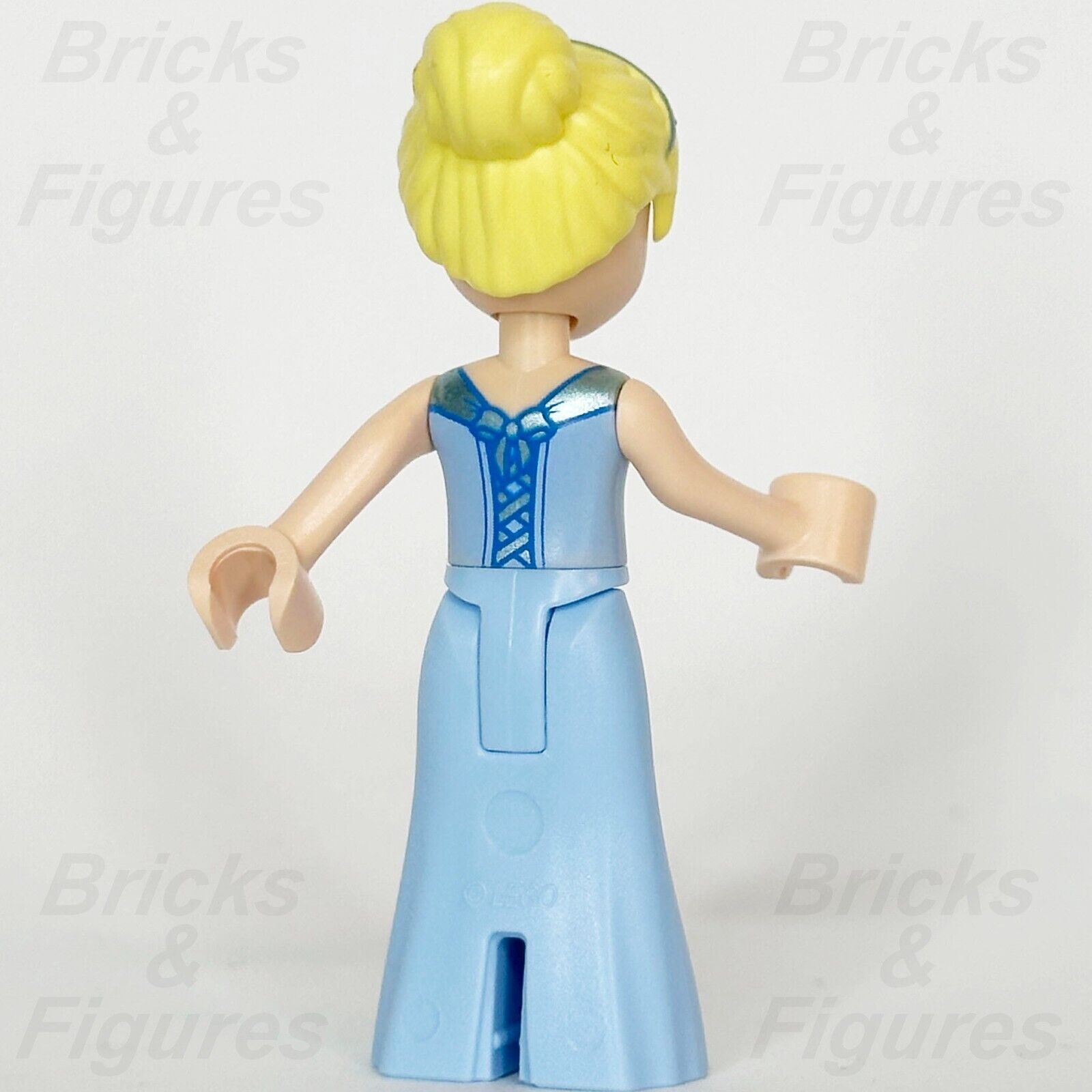 LEGO Disney Cinderella Minifigure Disney Princess Blue Dress Bow 43192 dp095b - Bricks & Figures