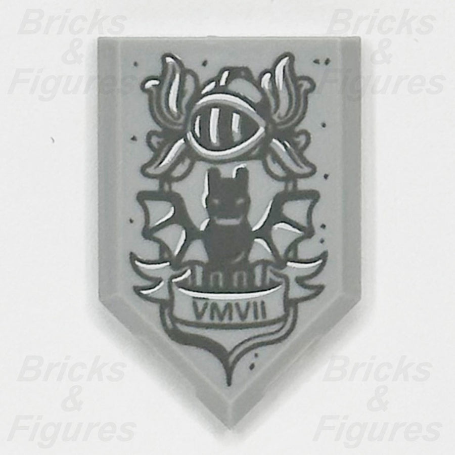 LEGO Castle Helmet Bat VMVII on Scroll Modified Tile 2 x 3 Part Creator 102730