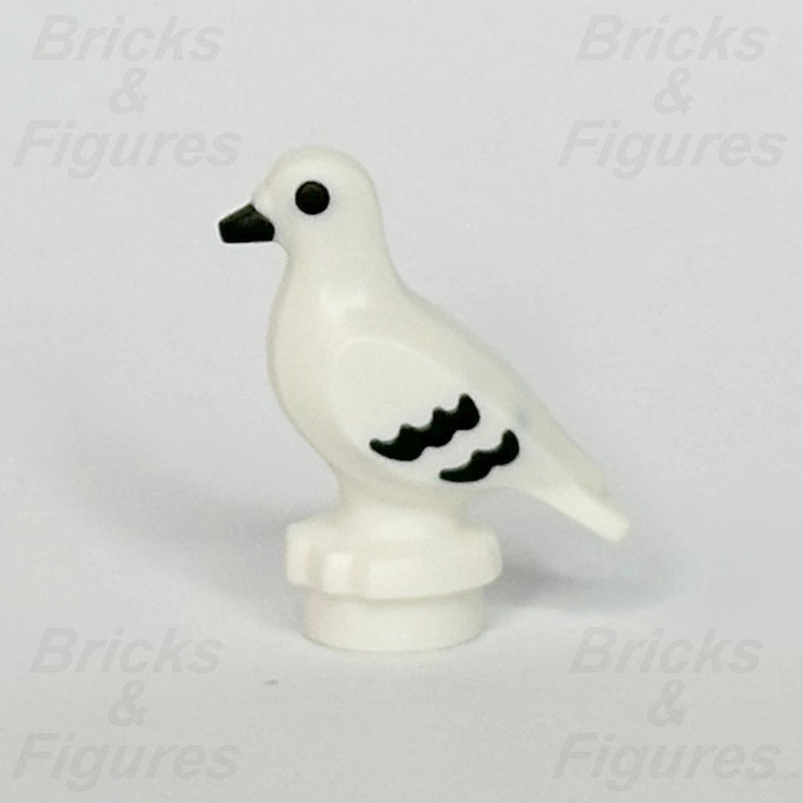 LEGO City Pigeon Animal Minifigure Part White Bird Black Eyes 910062 11371 71881