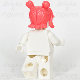 LEGO® Ninjago Coral Pink Hair Minifigure Part Sora Space Bun Thick Bangs 669152