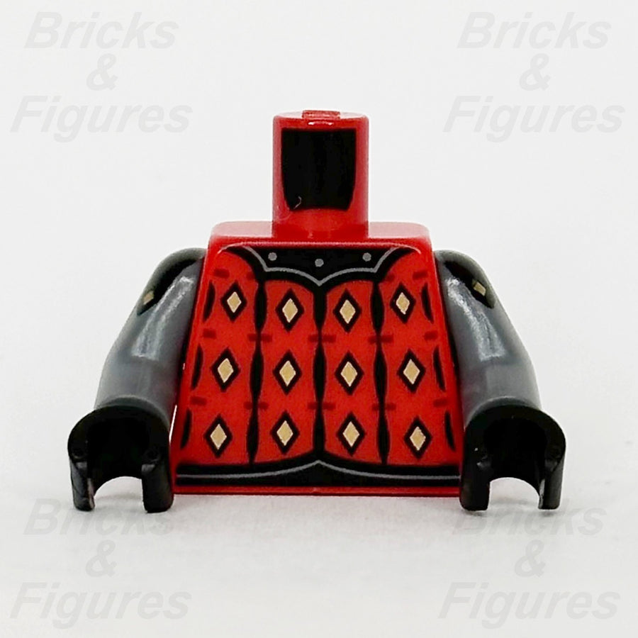 LEGO® Vampire Knight Minifigure Torso Part Tunic Gold Diamonds Castle 71045 Body0