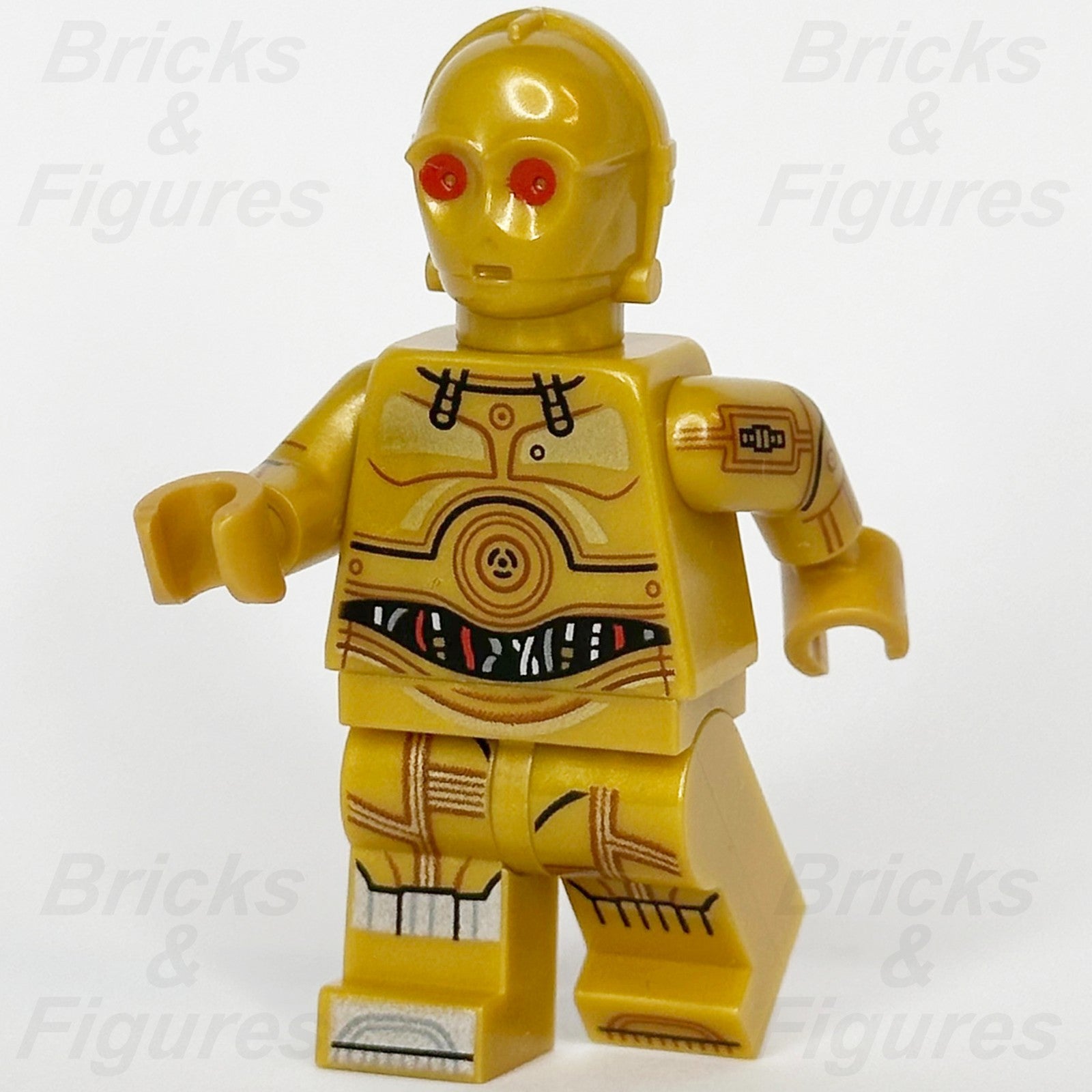LEGO Star Wars C-3PO Minifigure Red Eyes Protocol Droid 75418 sw1440 Episode 90