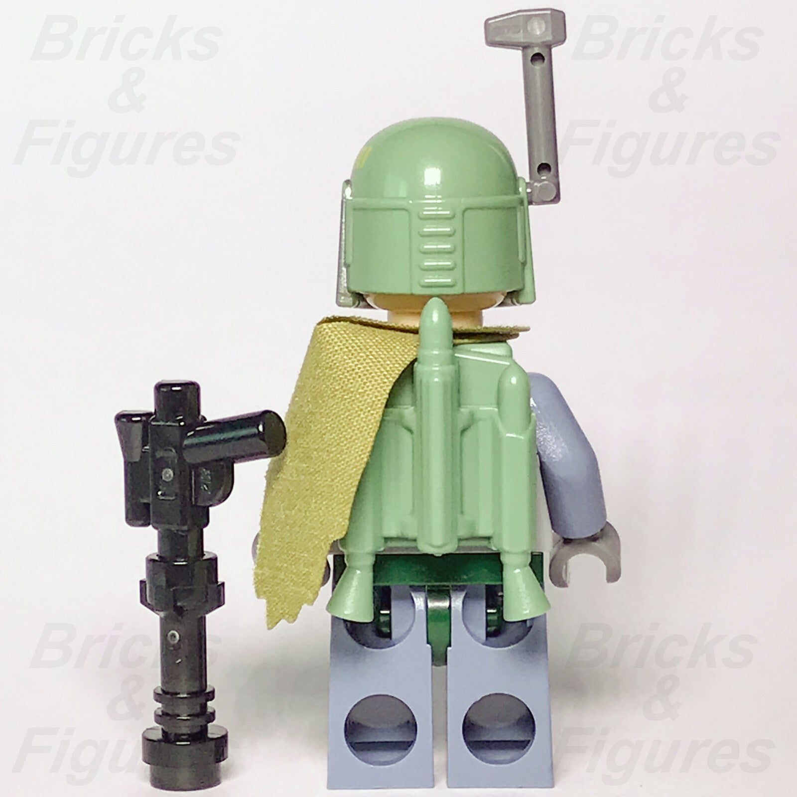 LEGO Star Wars Boba Fett Minifigure Mandalorian Bounty Hunter 75174 sw0822 Used3