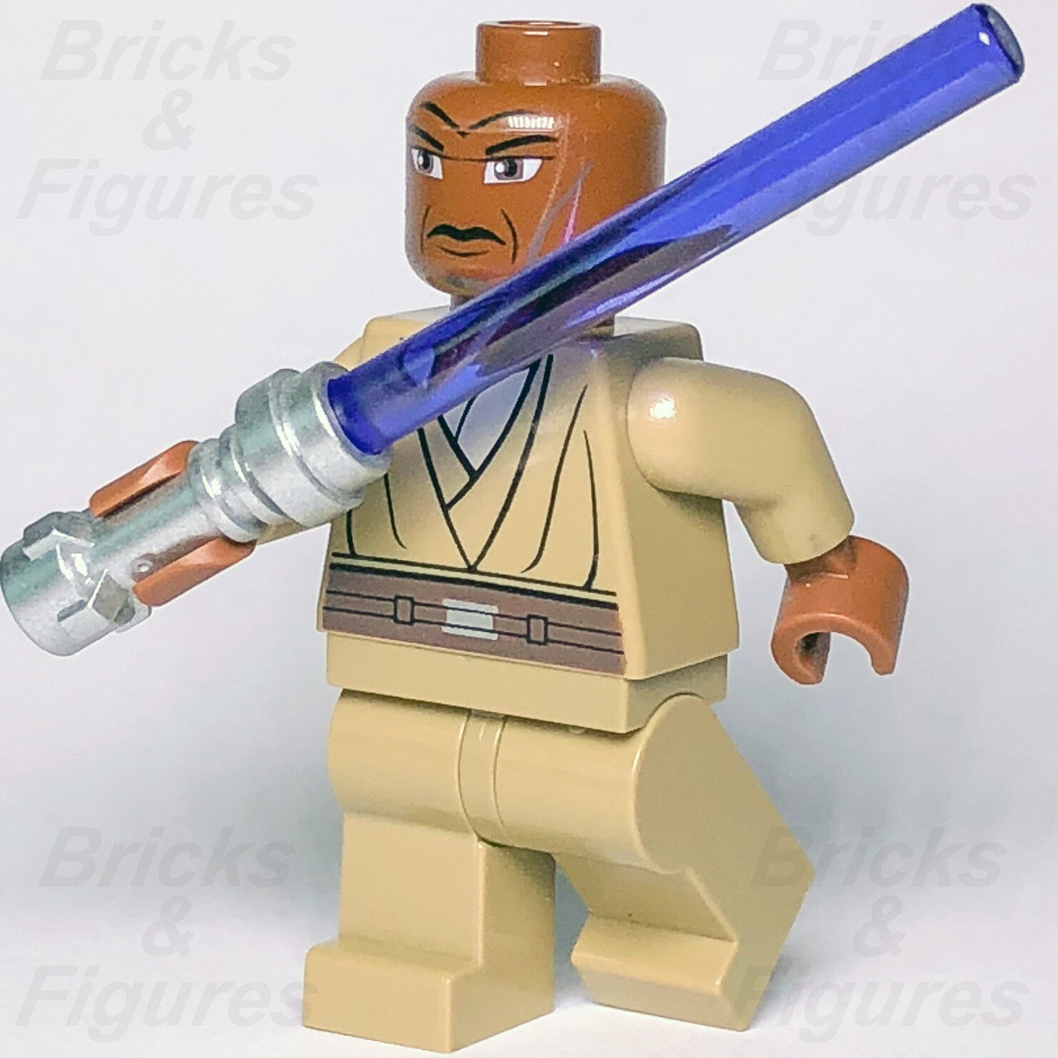 Used Star Wars LEGO Mace Windu Jedi Master Clone Wars Minifigure 7868 80192