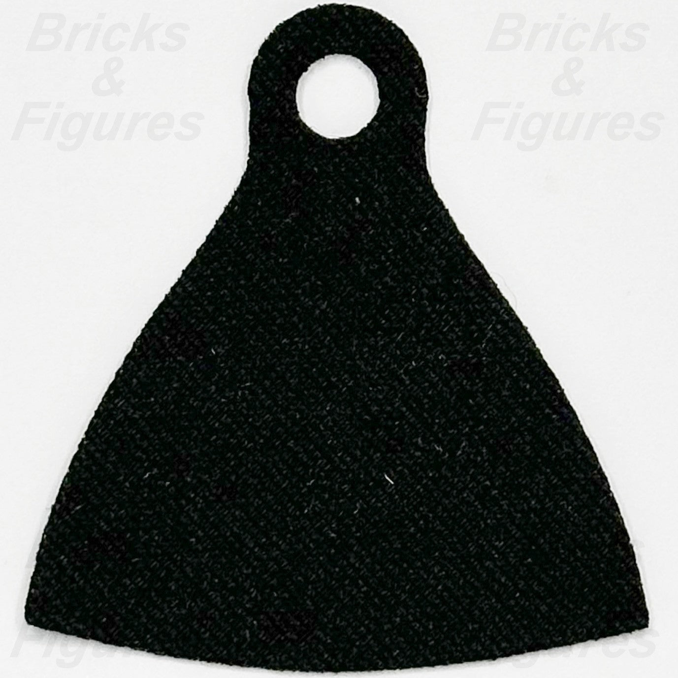 LEGO Black Minifigure Cape Cloth Single Top Hole Spongy Fabric Part 1884 Rare0