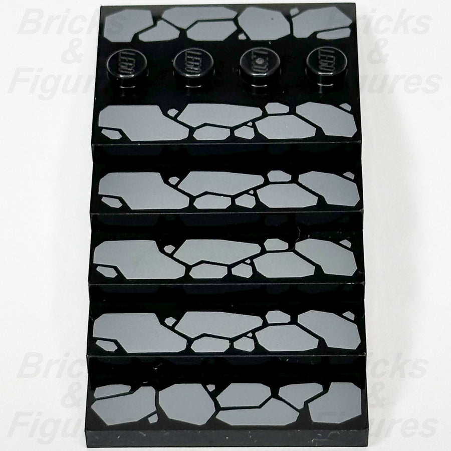 LEGO Cobblestone Pattern Minifigure Stand Modified Tile 3 x 4 Baseplate x 50