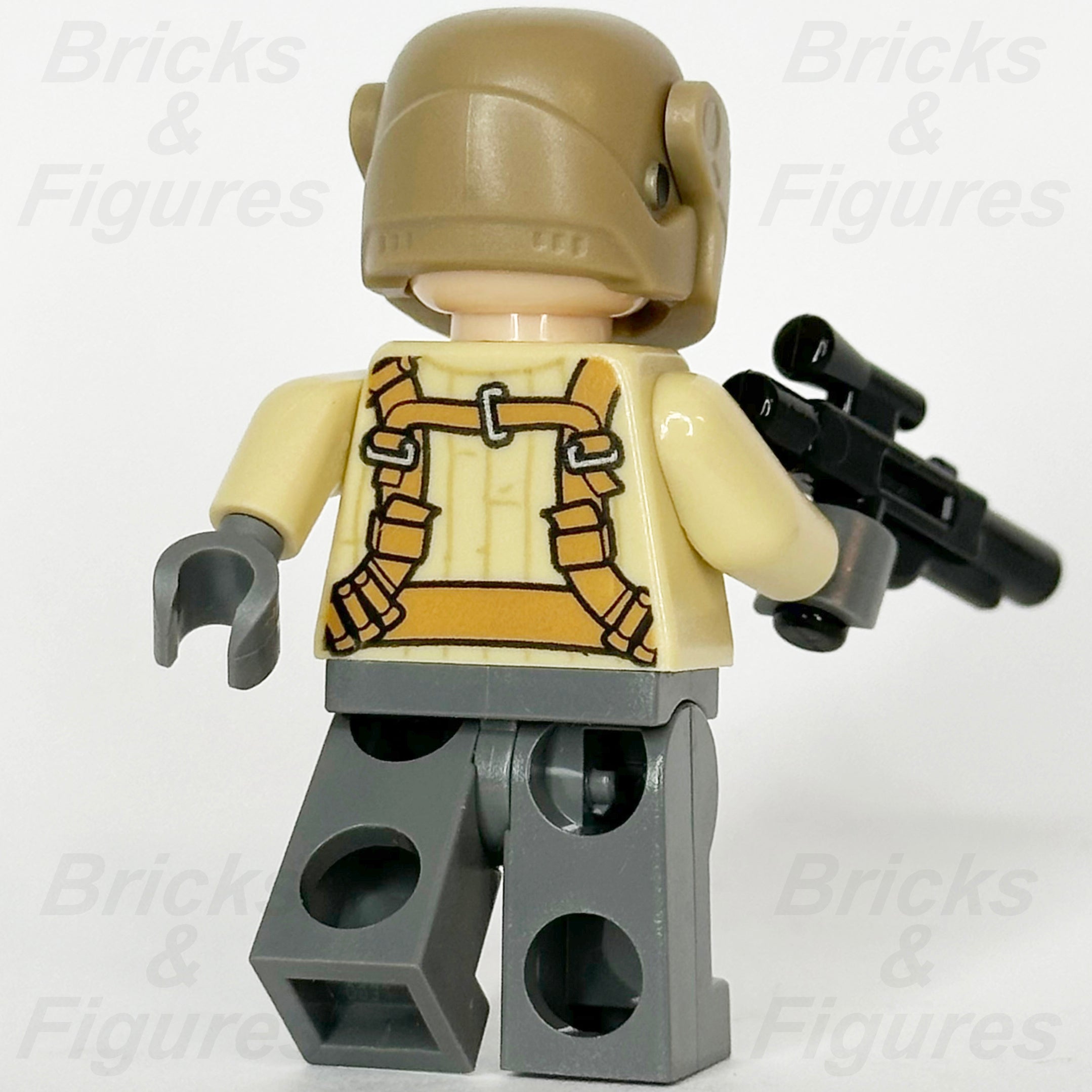 LEGO Star Wars Resistance Trooper Minifigure Tan Jacket Frown Face 75131 sw0698