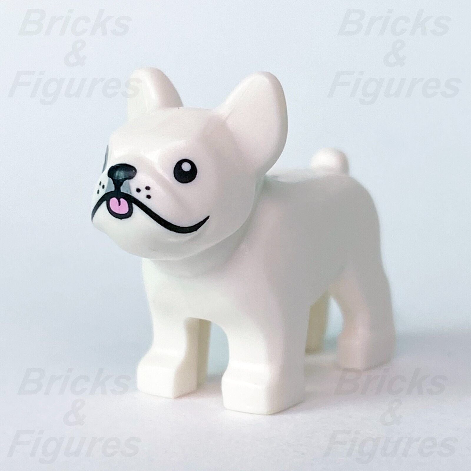 LEGO® Collectible Minifigures French Bulldog Eye Patch Dog Animal Part 71025 - Bricks & Figures