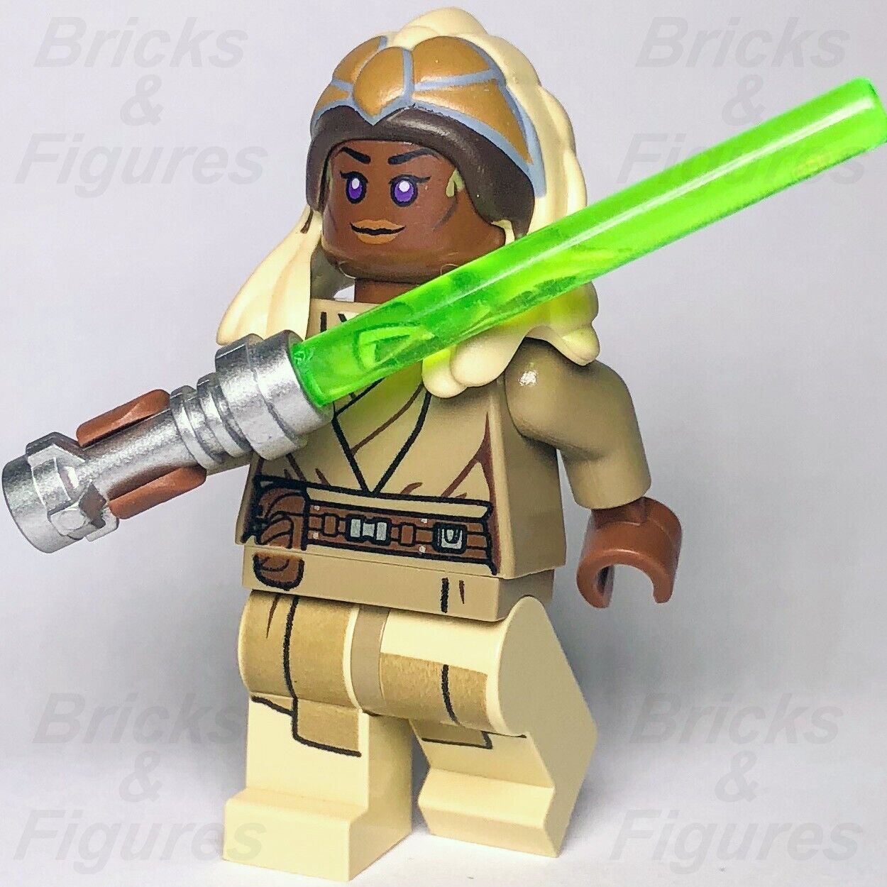 LEGO Star Wars Stass Allie Minifigure Jedi Master Episode 2 75016 sw0469 - Bricks & Figures