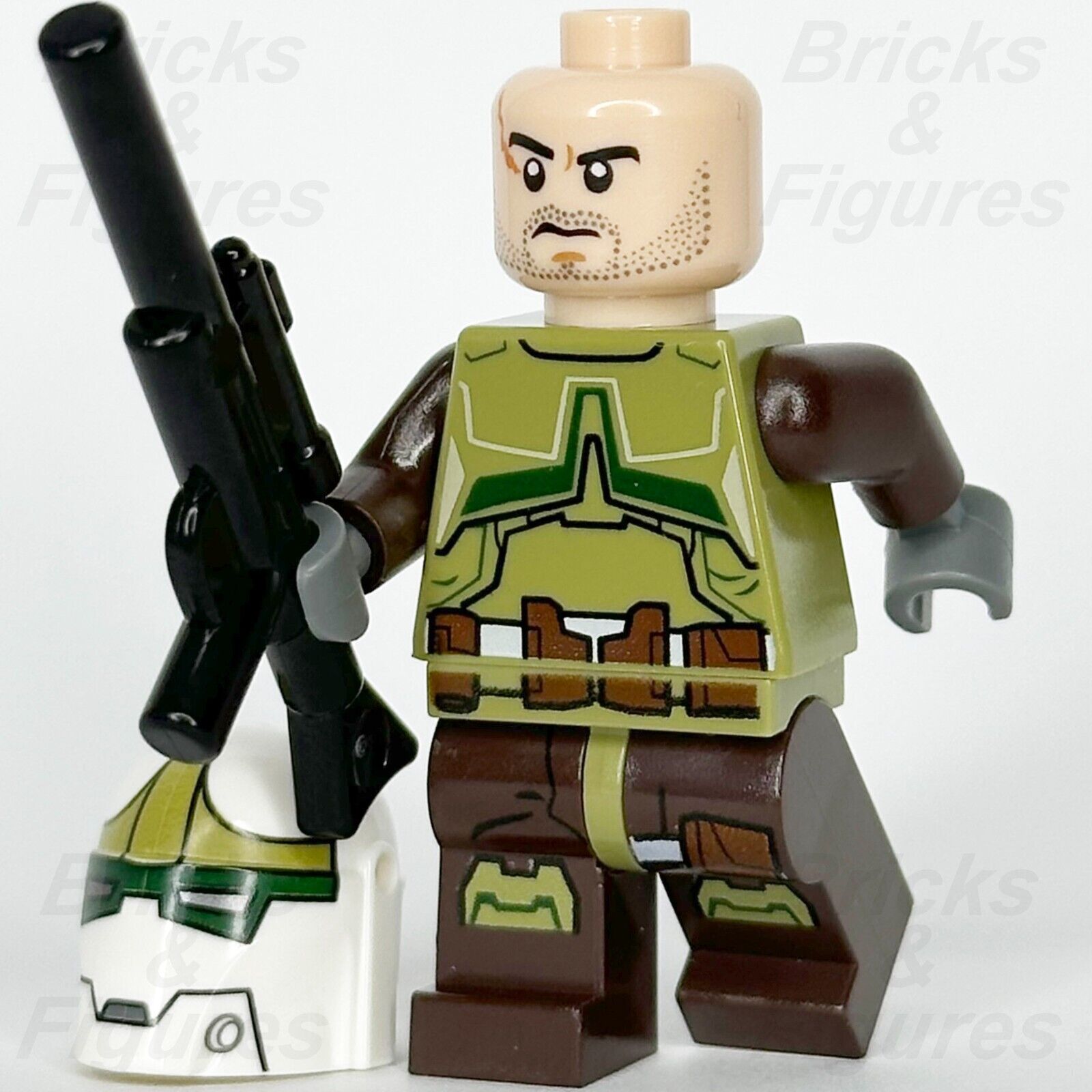 LEGO Star Wars Bounty Hunter Minifigure Yoda Chronicles 75018 sw0476 Minifig - Bricks & Figures