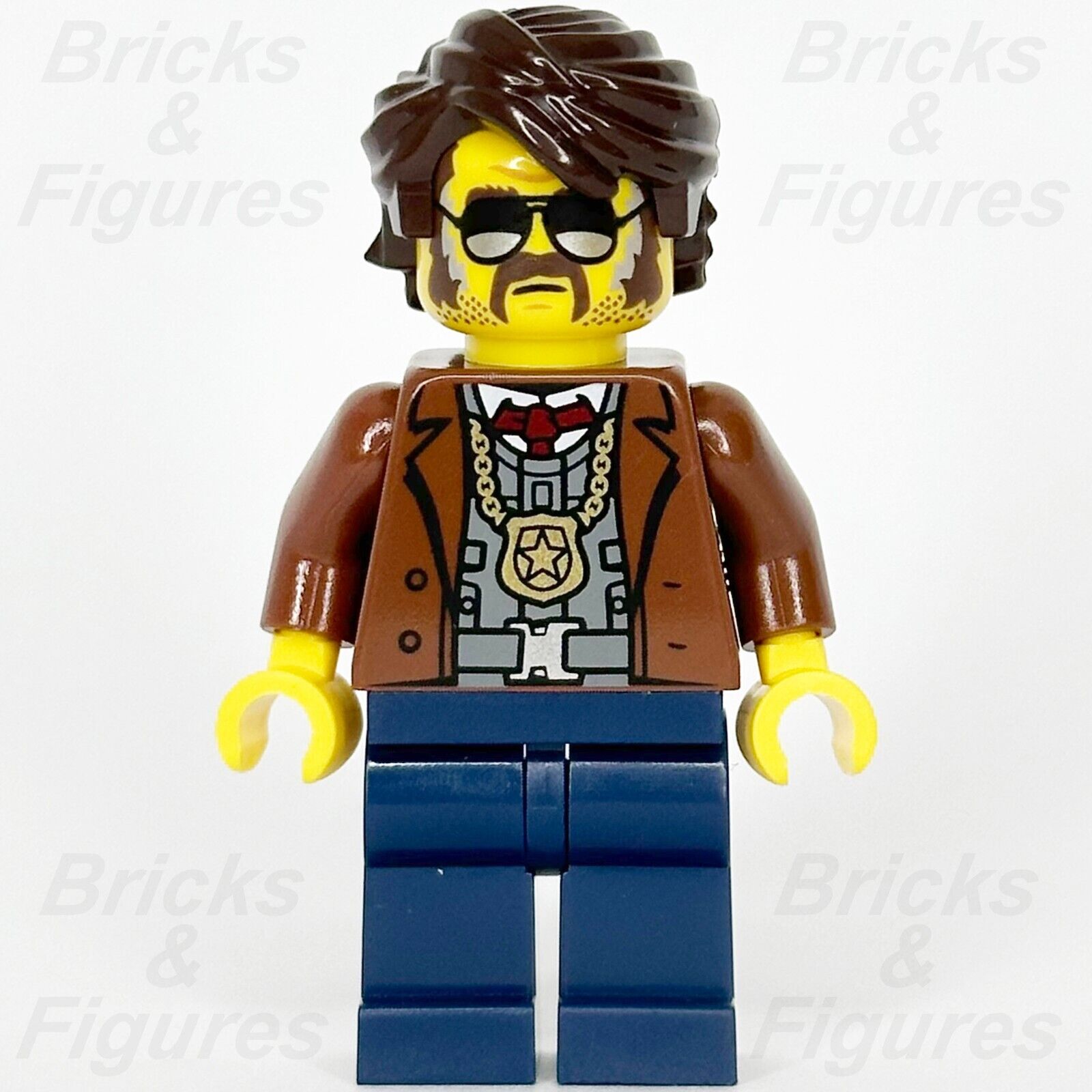 LEGO Ninjago Hounddog McBrag Minifigure Dragons Rising Police Marshal 71799 - Bricks & Figures