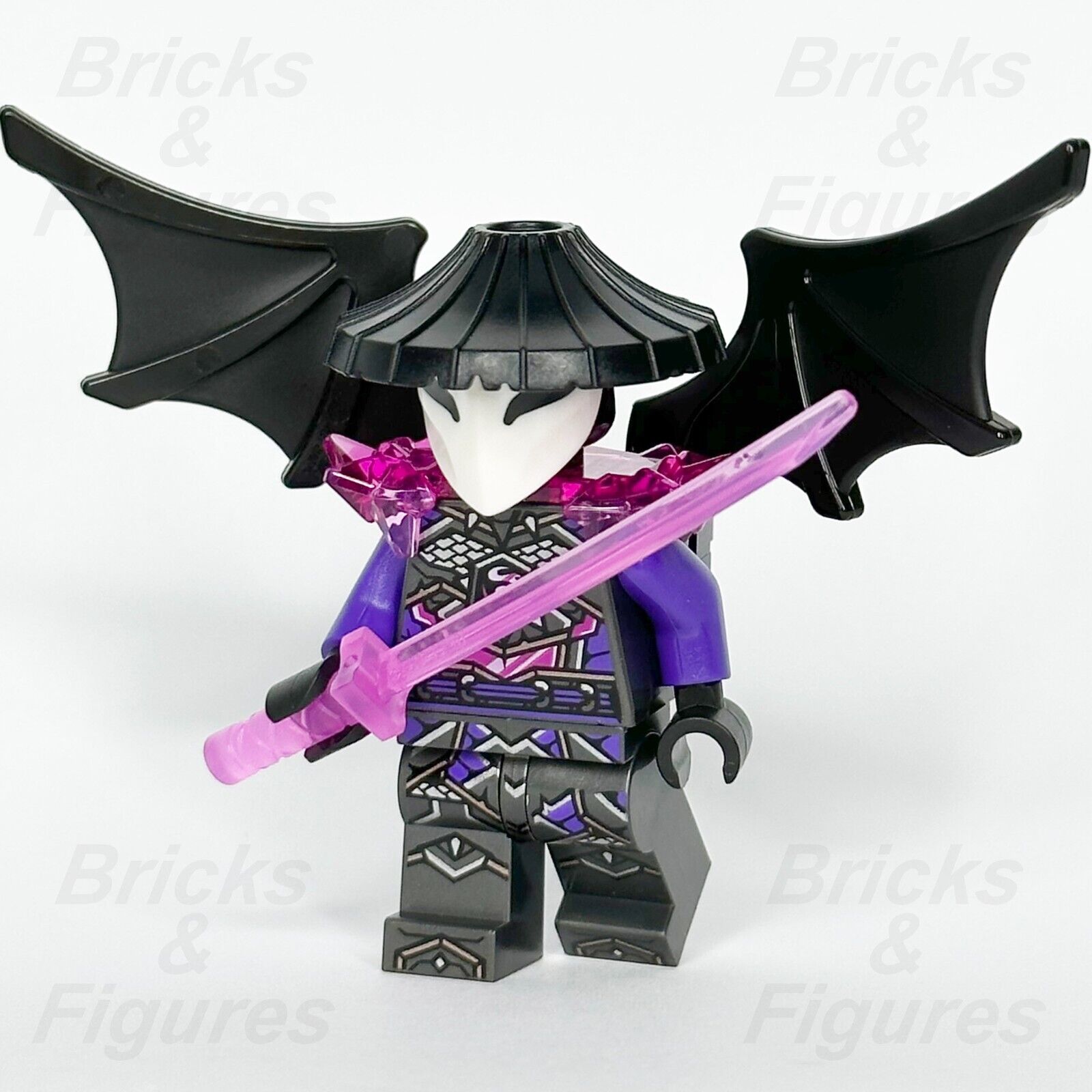 LEGO Ninjago General Vangelis Minifigure Crystalized 892303 njo802 Plain Head - Bricks & Figures