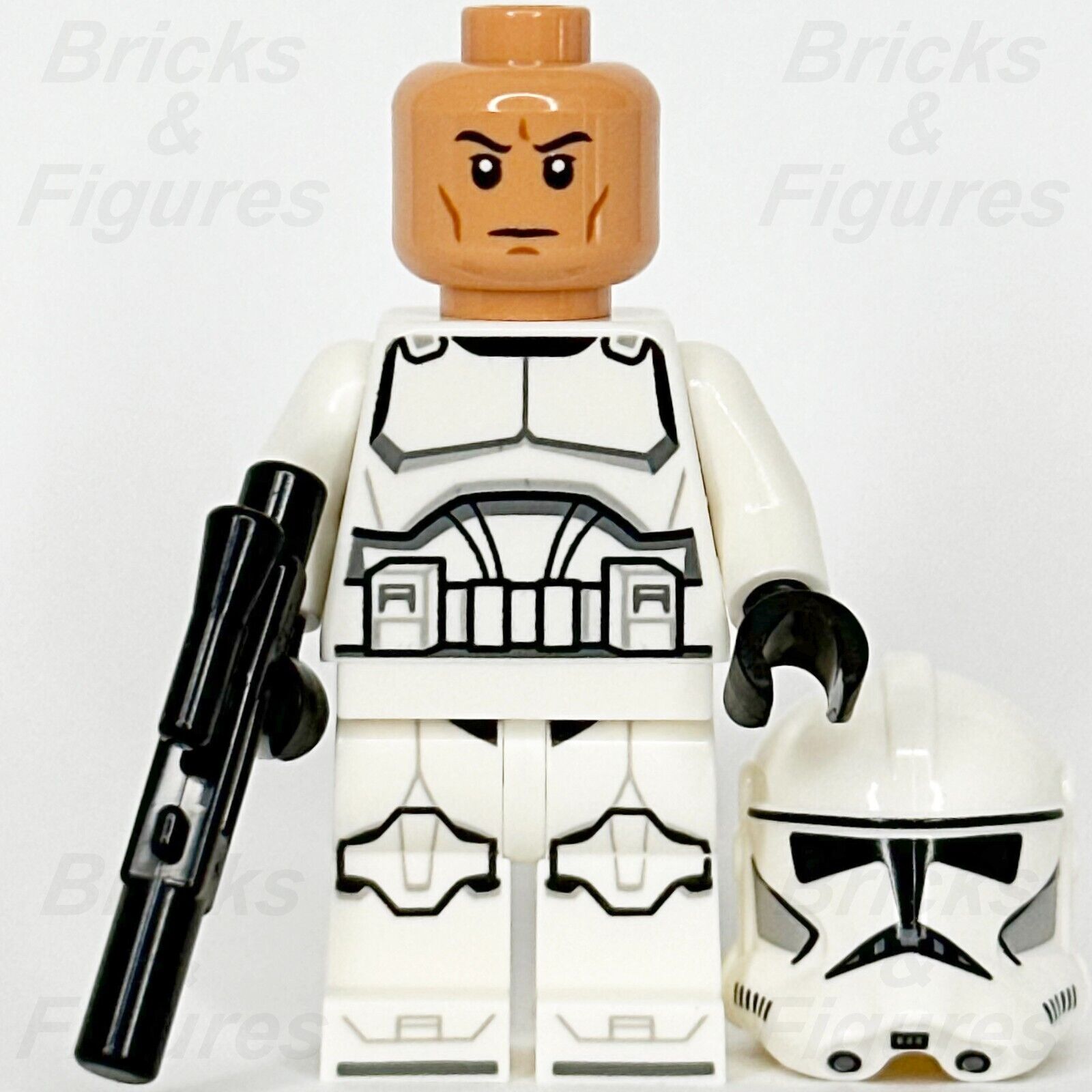 LEGO Star Wars Clone Trooper Minifigure Phase 2 The Clone Wars 75372 sw1319 - Bricks & Figures