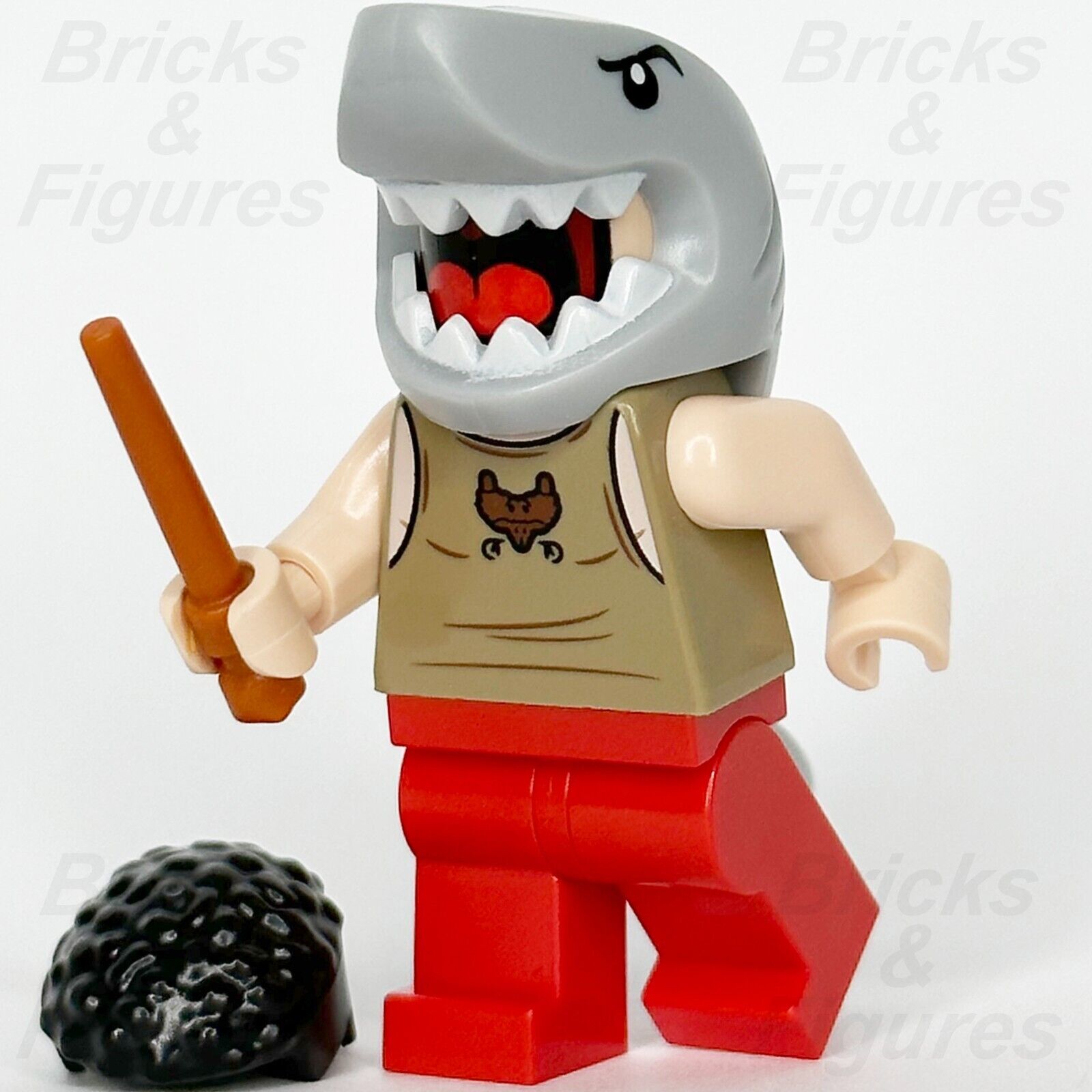 LEGO Harry Potter Viktor Krum Minifigure Shark Head Goblet of Fire Wizard 76420