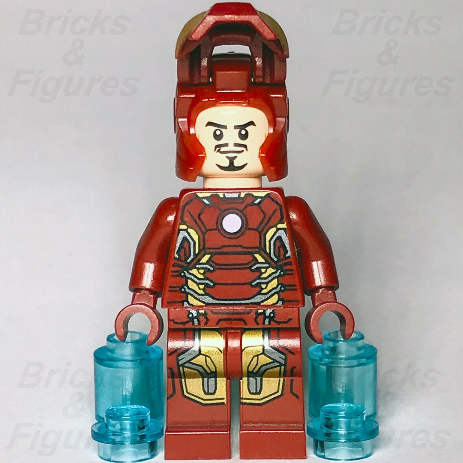 New Marvel Super Heroes LEGO Iron Man Mark 43 Minifigure 76038 76032 76031 - Bricks & Figures