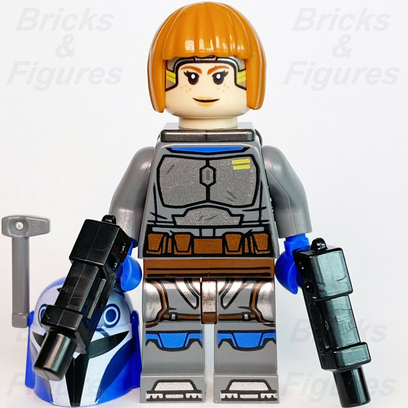 New Star Wars LEGO Bo-Katan Kryze Mandalorian The Clone Wars Minifigure 75316 - Bricks & Figures