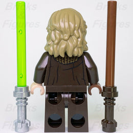 New Star Wars LEGO Luke Skywalker Old Jedi Master Dark Brown Robe Minifig 75245 - Bricks & Figures