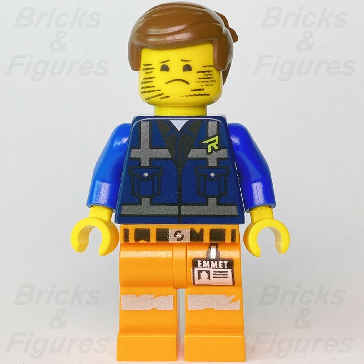 New Stubble Trouble Emmet The LEGO Movie 2 Minifigure 70839 tlm196 Minifig - Bricks & Figures