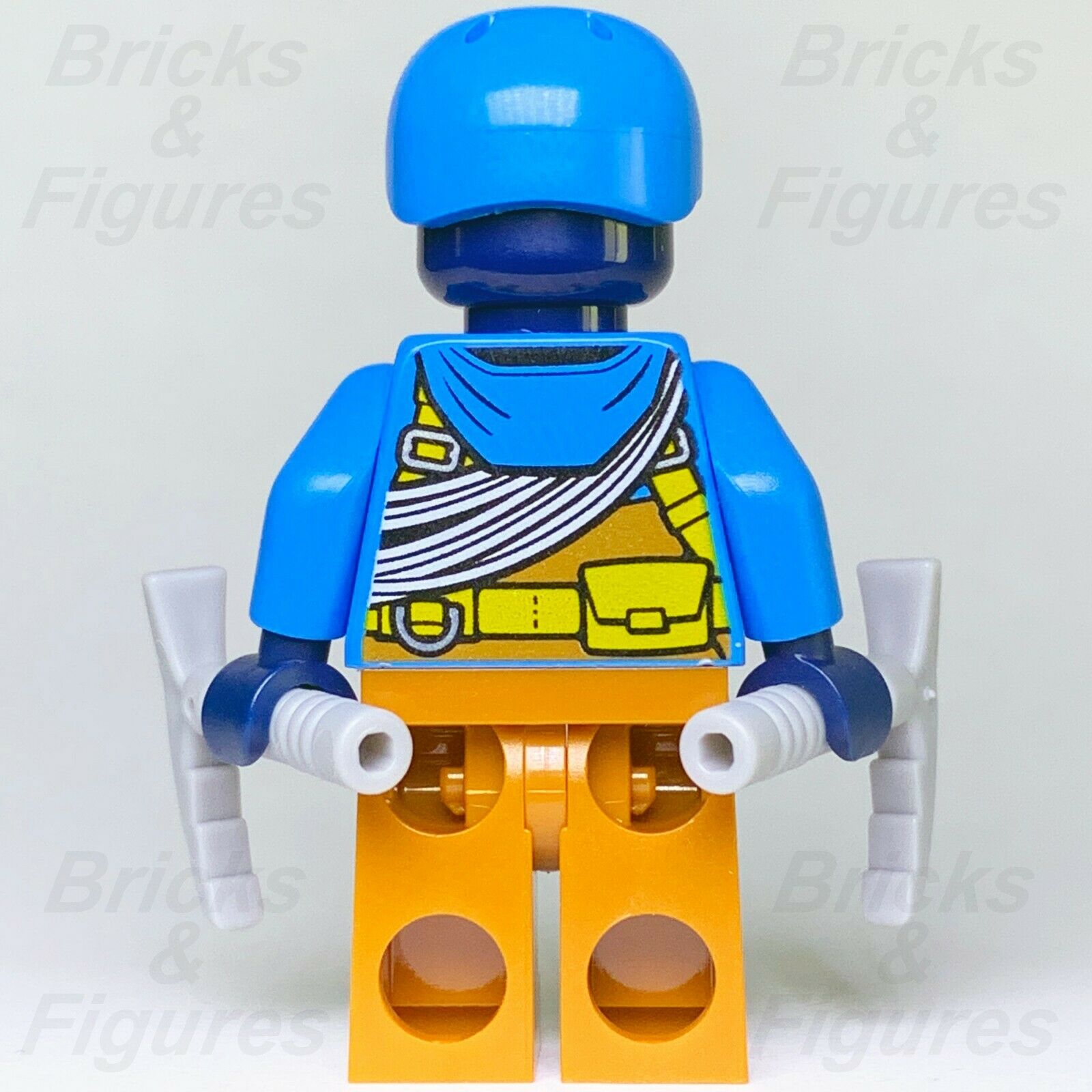 New Town City LEGO Arctic Climber Blue Helmet & Ice Picks Minifigure 60193 60195 - Bricks & Figures
