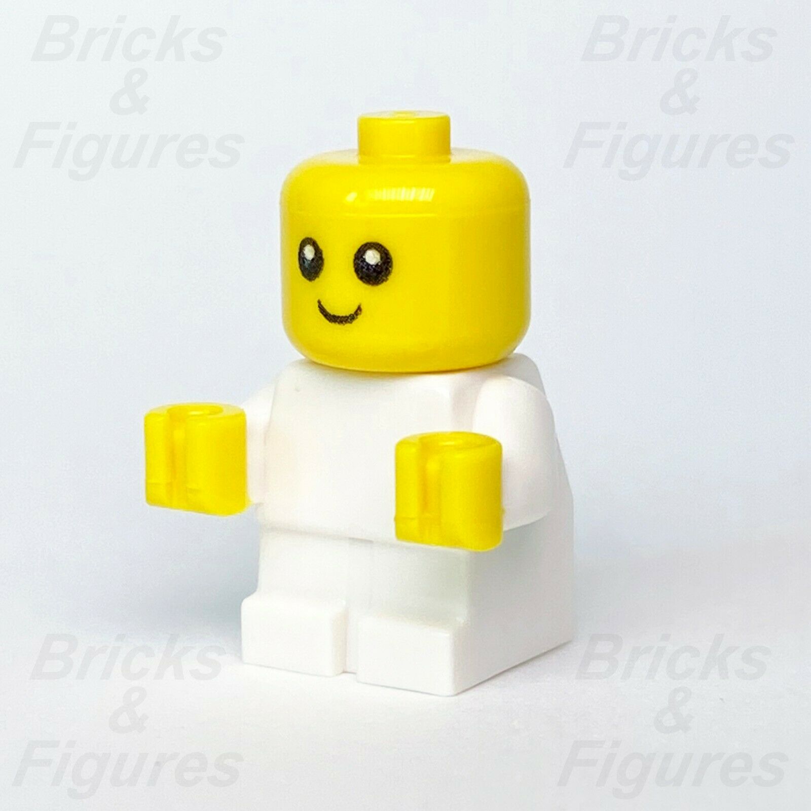 New Town City LEGO Baby with White Body Minifigure Recreation 60134 45022 10255 - Bricks & Figures