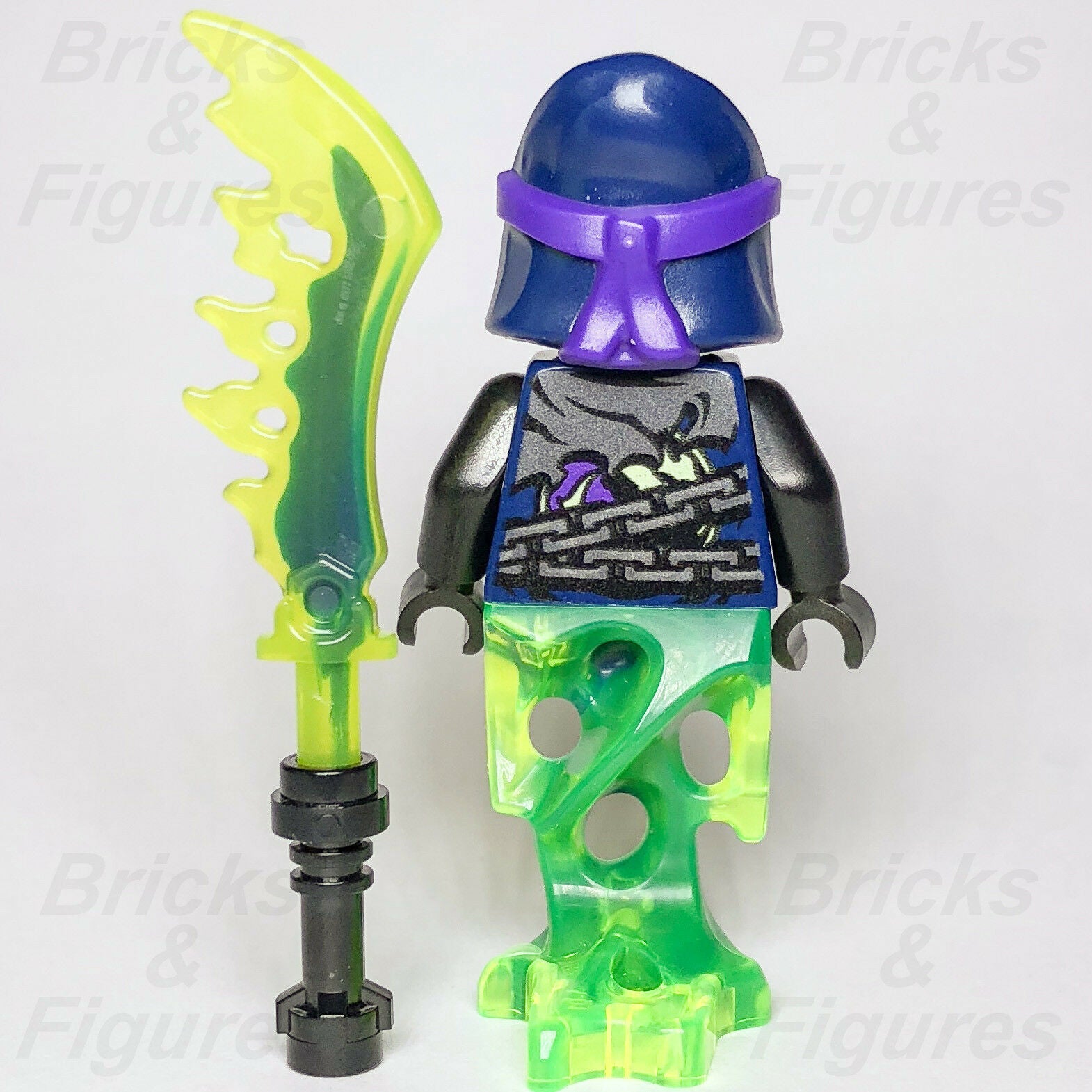 NINJAGO lego CHAIN MASTER WRAYTH ghost cursed realm Minifigure 70736 70732 - Bricks & Figures