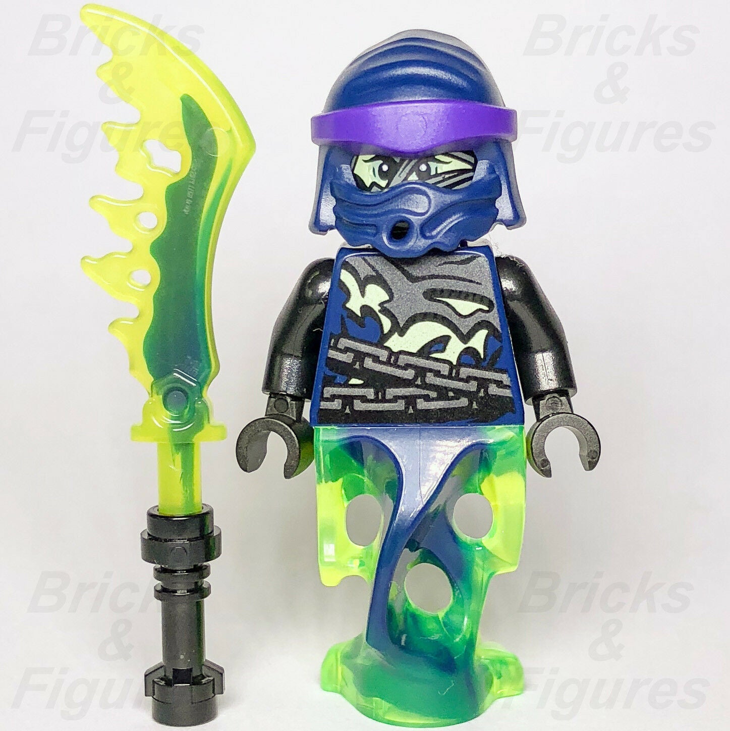 NINJAGO lego CHAIN MASTER WRAYTH ghost cursed realm Minifigure 70736 70732 - Bricks & Figures