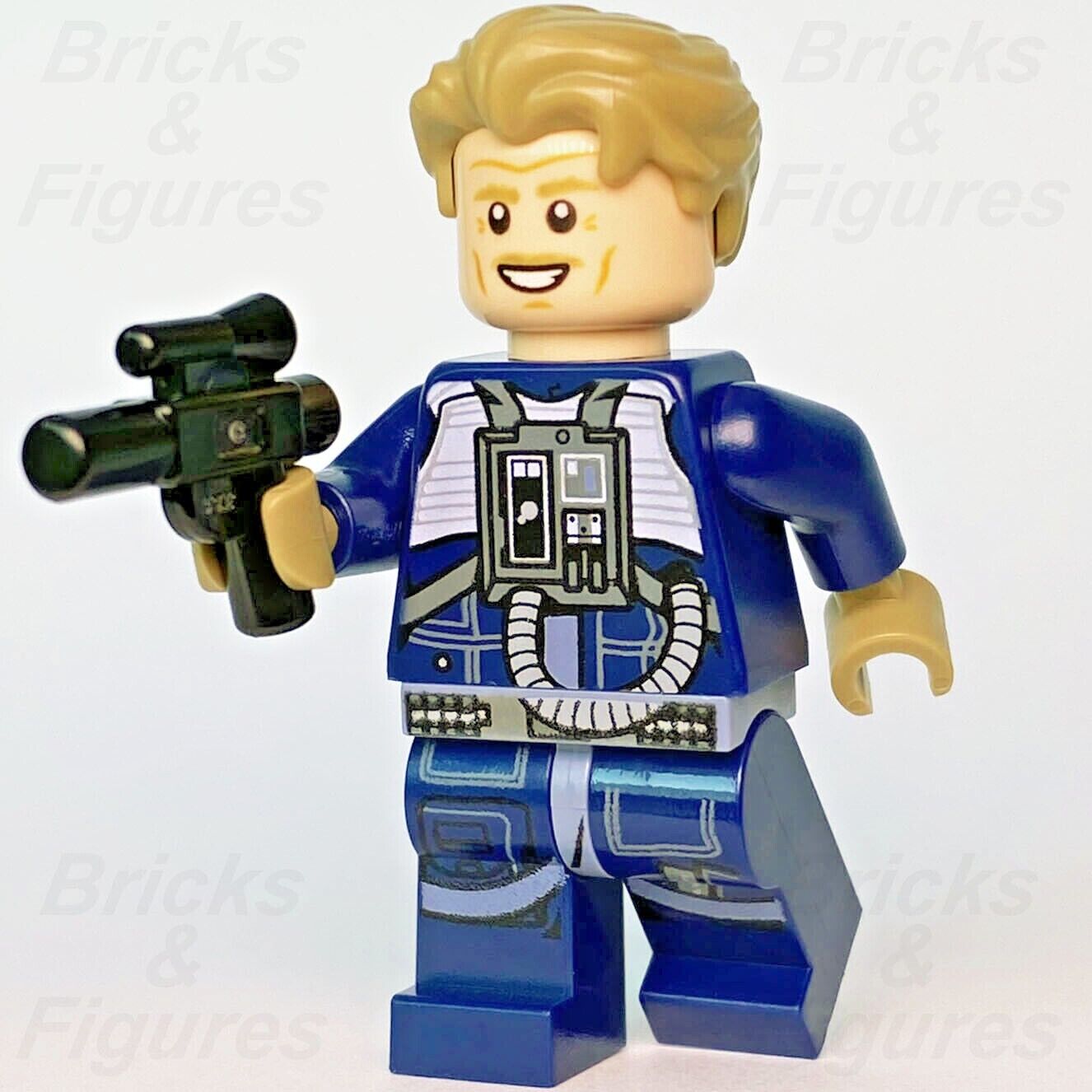 Star Wars LEGO General Antoc Merrick X-Wing Pilot Minifigure 75213-24 sw0963 - Bricks & Figures