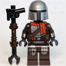 Star Wars LEGO The Mandalorian Din Djarin Red Christmas Scarf Minifigure 75307 - Bricks & Figures