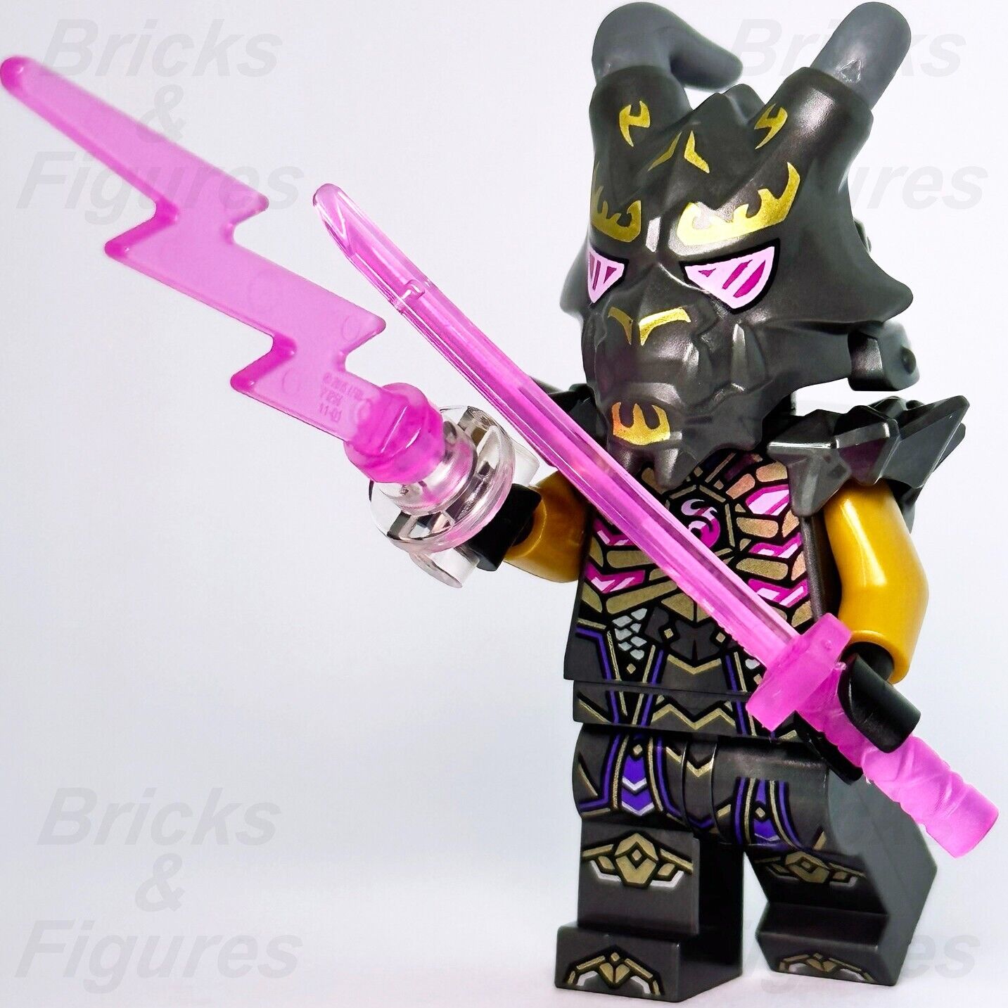 LEGO Ninjago Crystal King Overlord Minifigure Crystalized Armour 892294 njo769 - Bricks & Figures