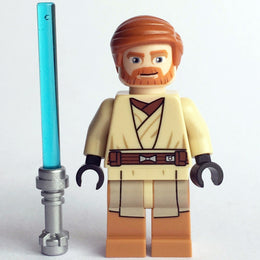 Used LEGO Star Wars ObiWan Kenobi Minifigure The Clone Wars Jedi 75012 sw04490