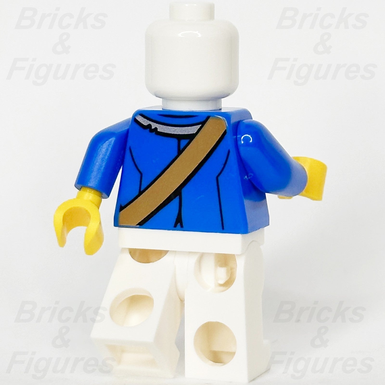 LEGO Blue Pirate Coat Torso Minifigure Open with Silver Buttons Body 63019502