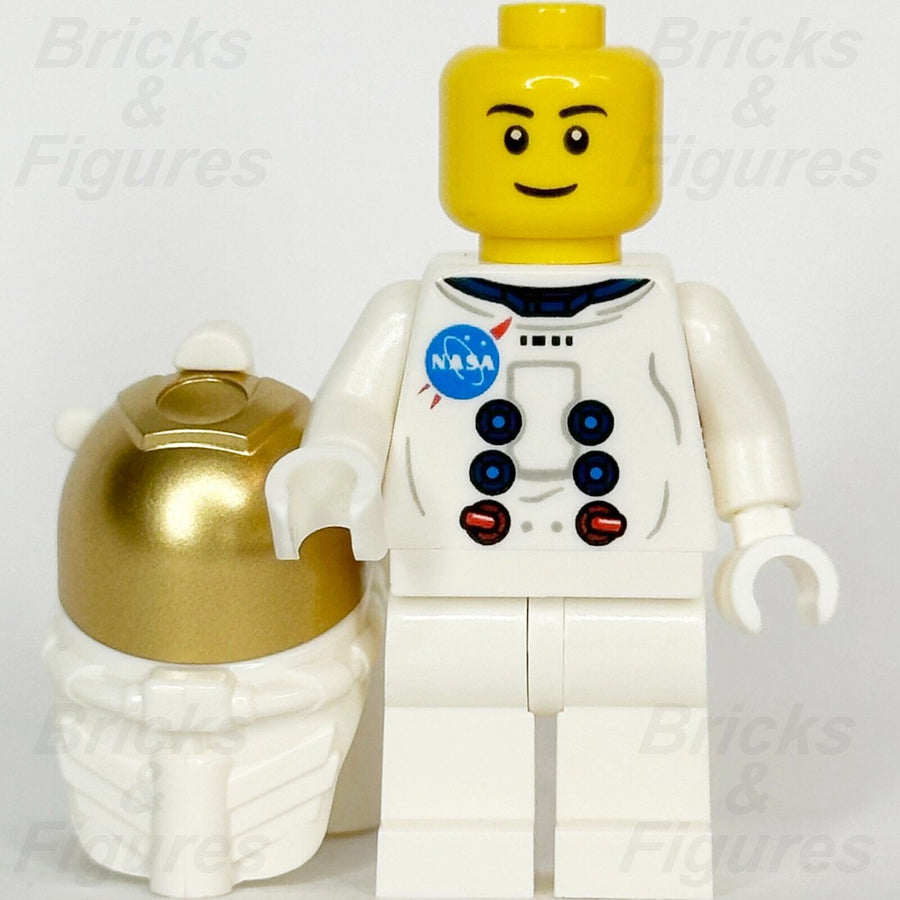 LEGO Creator NASA Apollo 11 Astronaut Minifigure Space Thin Grin 10266 twn374 - Bricks & Figures