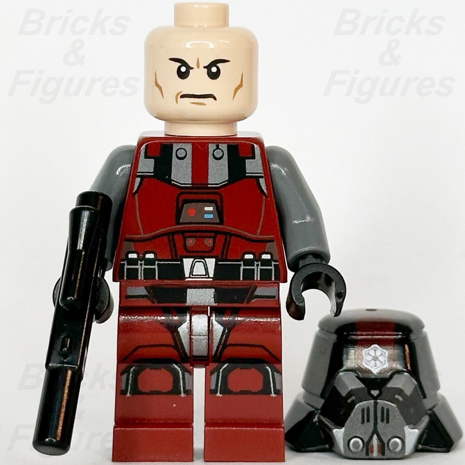 LEGO Star Wars Sith Trooper Minifigure The Old Republic Dark Red 75001 sw0436