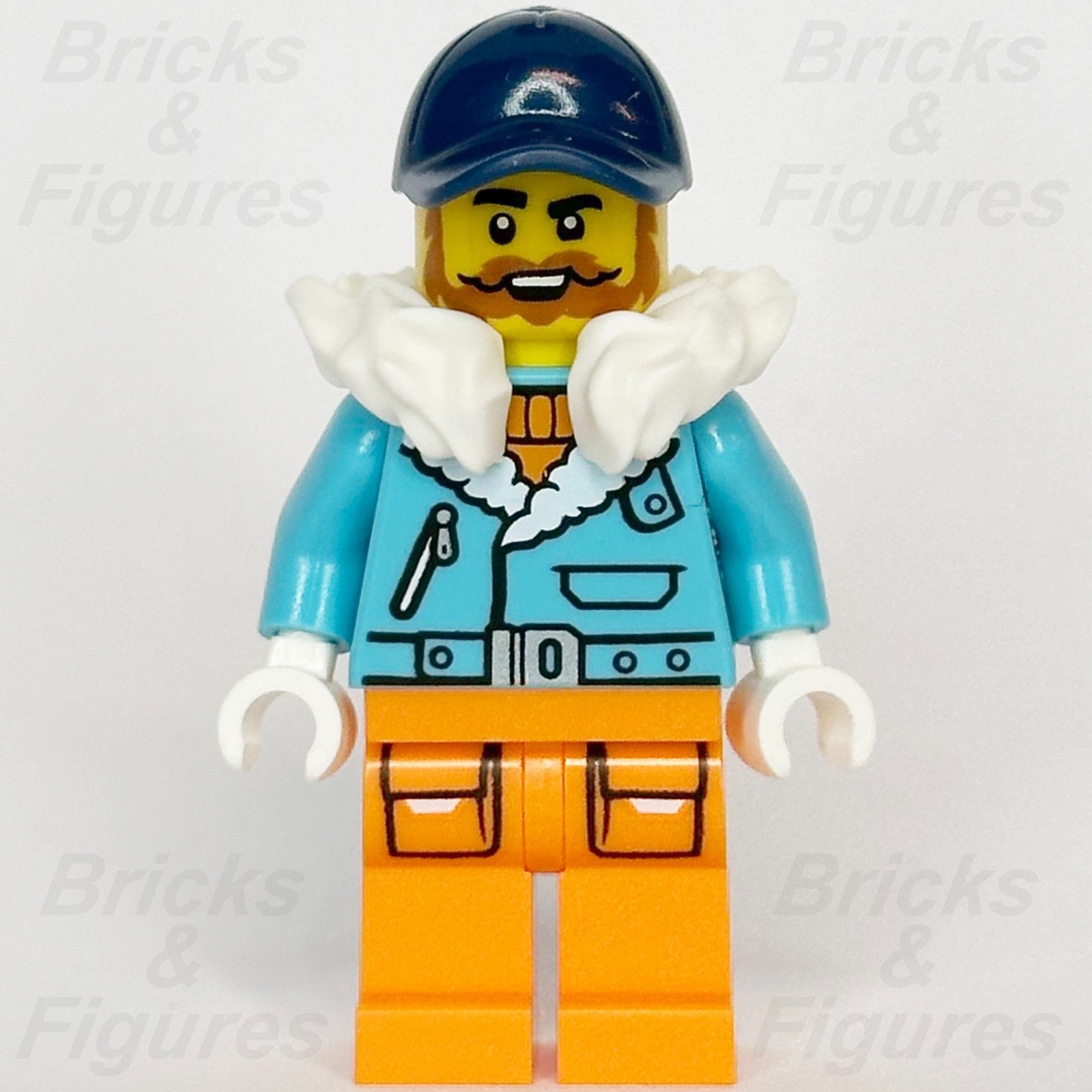 LEGO® City Arctic Explorer Captain Minifigure Cap 60471 cty1895 Town Beard Male1