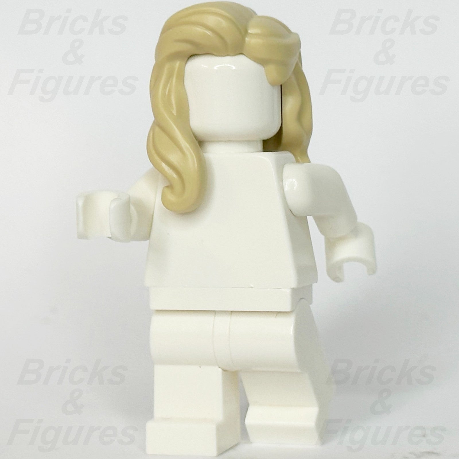 LEGO® Tan Female Hair Minifigure Part Long Parted on Left Glinda 6986 65126621